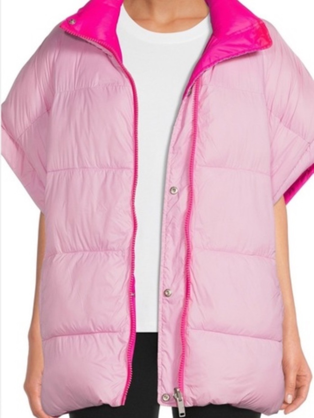 UGG Reversible Pink Puffer Vest